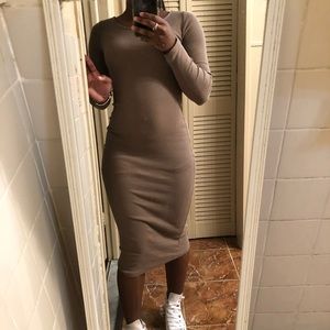 Long Slime Fit Dress